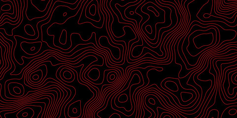 Topographic map background concept. Topo contour map. Rendering abstract illustration. Vector abstract illustration. Geography concept. paper texture design. Limited of a geographical map