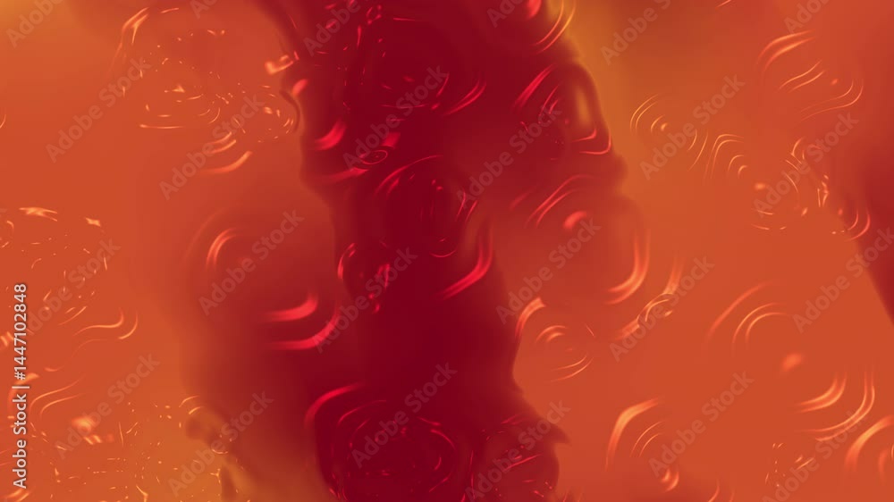 Poster abstract orange and red gradient background with soft lighting and subtle textures.