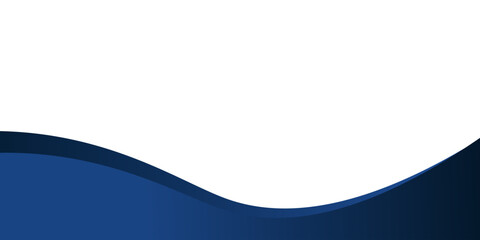 Abstract geometric banner. blue waves on navy background. Poster . banner