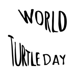 Vector turtle for World Turtle Day