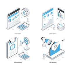 Set Of Growth Marketing 4