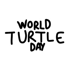 Vector turtle for World Turtle Day