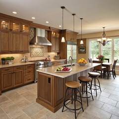 modern kitchen interior