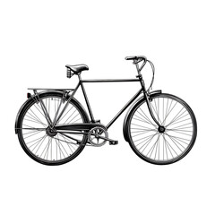Fototapeta premium Monochrome bike png