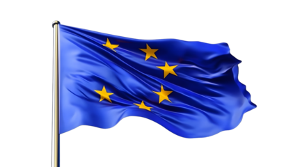 PNG Bosnia Herzegovina flag waving international.