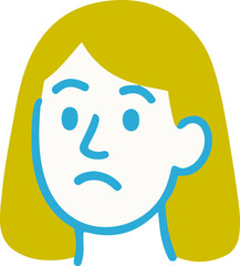 Sad Woman Illustration