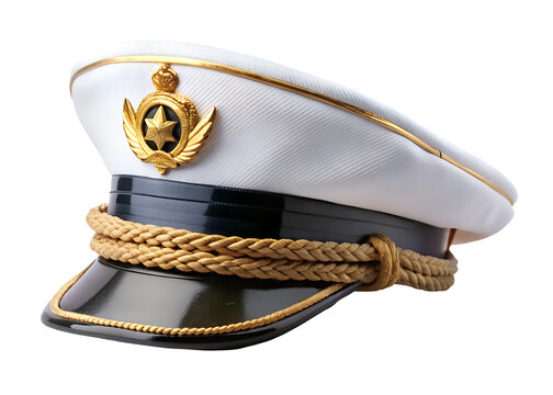 captain's hat clipart image on transparent background
