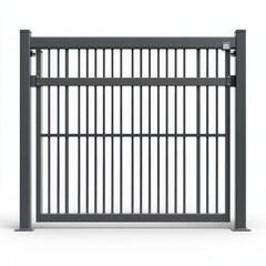 Sleek Contemporary Design of Isolated Gate in Minimalist Style