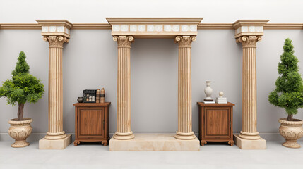 Two Columns To Separate Three Components