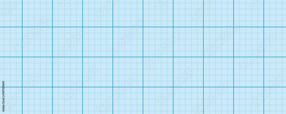 Aufkleber blue grid background with lined blueprint pattern. ideal sheet texture for digital charts, graphs, o