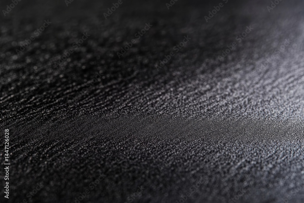 Leinwandbilder a macro close-up showcases a single fingerprint's unique ridges and swirls on a glossy black surface