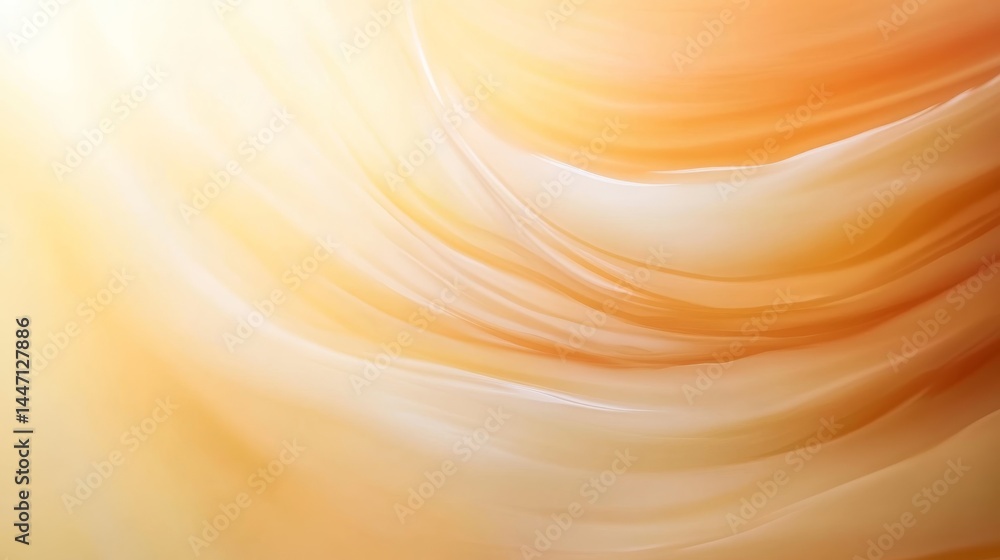 Leinwandbilder golden honey cascades in a spiral, illuminated by soft light that enhances its glossy texture and wa