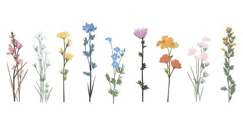 Floral seamless pattern.Pastel flower seamless pattern.Abstract floral seamless pattern 
