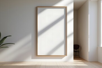 Minimalist Vertical Poster Frame Mockup