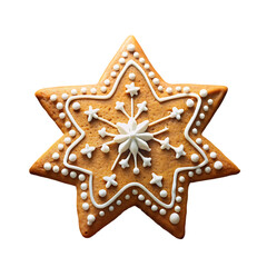 Delicious Star-Shaped Gingerbread Cookie for Christmas Baking