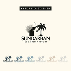 Luxury Resort Logo design