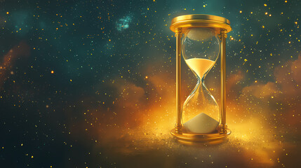 golden charged hourglass