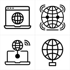 internet icon set
