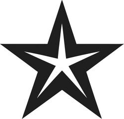 Black star - Vector icon star Icon Vector / star icon / star- Vector icon on white background.