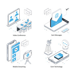 Set Of network And Communication 24