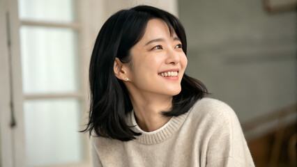 portrait of a young woman