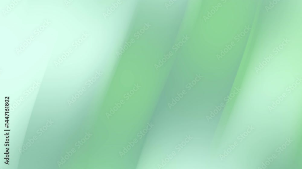 Poster abstract soft green gradient background with smooth diagonal lines blurred motion