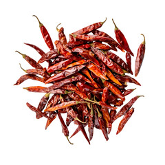 Obraz premium Fresh red chilis isolated on white background