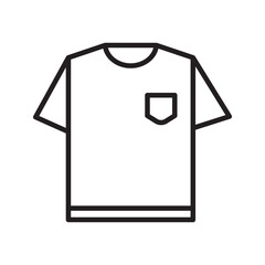 T-Shirtv icon on white background