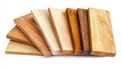 MDF (Medium Density Fiberboard) isolated on white background
