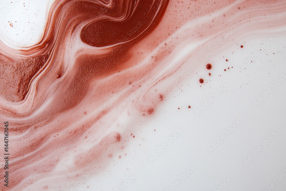 Leinwandbilder overhead shot features a stunning abstract marble texture in shades of pink and gold. soft swirls cr
