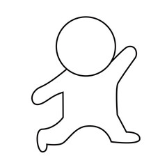 愉快な人物アイコン