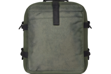 Olive Drab Backpack Illustration With Camouflage Pattern Isolated Background