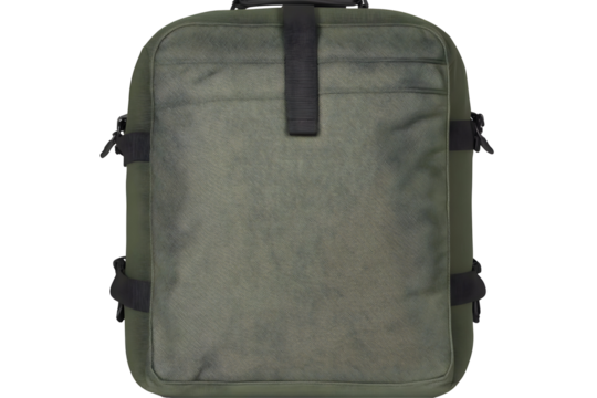 Olive Drab Backpack Illustration With Camouflage Pattern Isolated Background