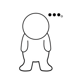唖然している人物アイコン
