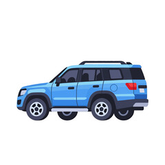 Blue SUV Illustration_Off Road Vehicle Graphic_Modern Car Design_Automotive Art_Transport Icon_Vehicle Clipart_Four Wheel Drive_Stylish Car Image_SUV Vector Design