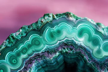 Close-up view of a captivating mineral slice.