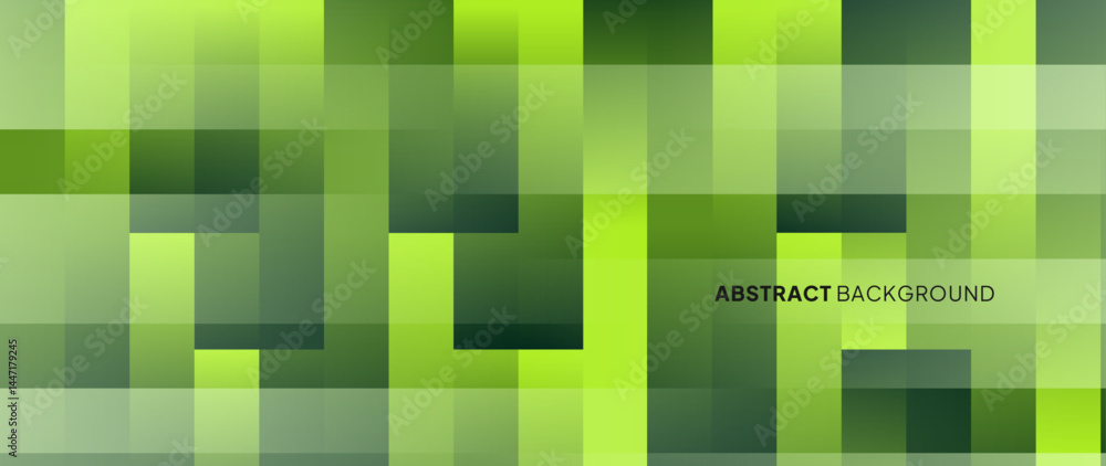 Poster abstract background with geometry objects outlined with the concept of falling down like a waterfall