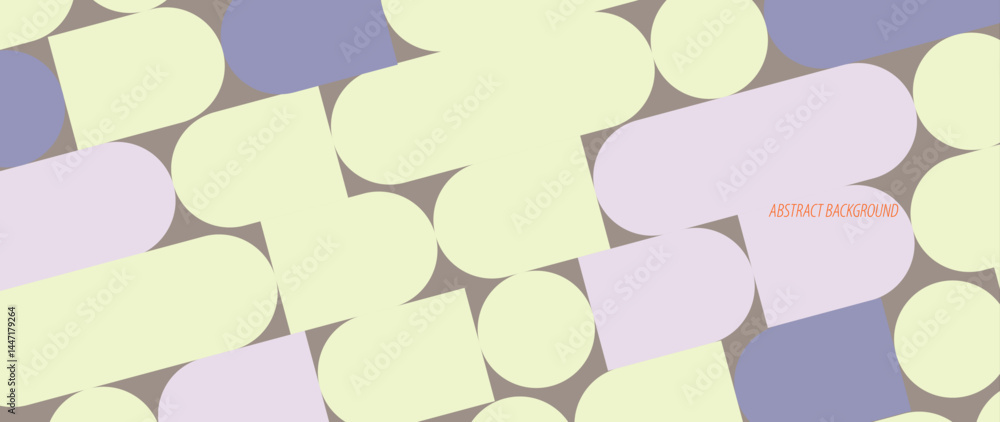 Poster abstract background. with patterns composed of geometric shapes arranged neatly to create a modern d