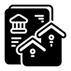 Home icon, glyph icon style