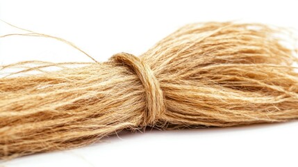 Fototapeta premium Natural fiber isolated on white background
