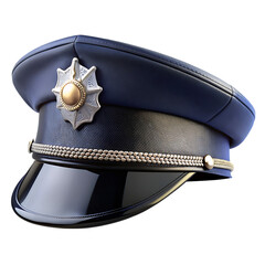 Police Officer Cap: High Quality Peaked Cap Image