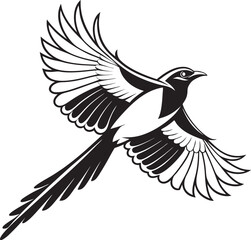 Obraz premium vector illustration of a bird