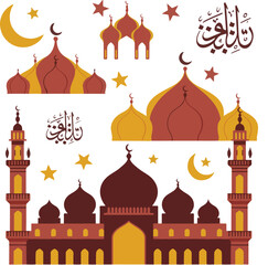 Islamic Elements vector illustration art