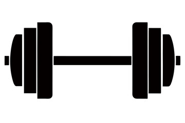 dumbbell isolated on white background
