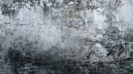 Obraz premium Aged rough cement wall in deep charcoal-gray with soft white gradient lighting — gritty industrial texture backdrop for modern design projects