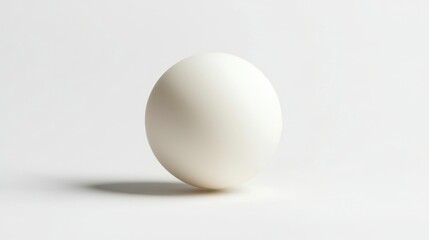 Ping pong ball isolated on white background
