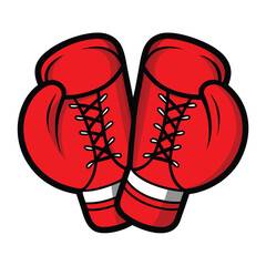Boxing gloves vector 