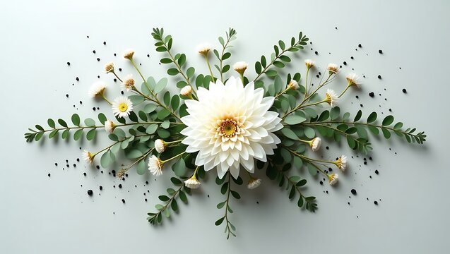 Elegant Floral Arrangement with Radiant Roses and More, Perfect for Wedding, Events, and Decorative Installations, Highlighting Natural Beauty and Expressing Sentiments