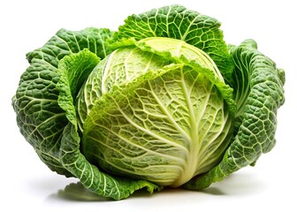 Obraz premium Cabbage isolated on white background