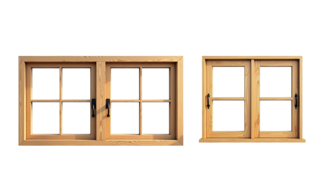 wooden window (png)